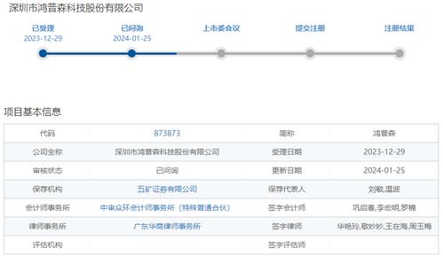 鴻普森沖刺北交所IPO 上半年營收不足億元，擬募資1.27億加碼智慧城市AI技術(shù)研發(fā)